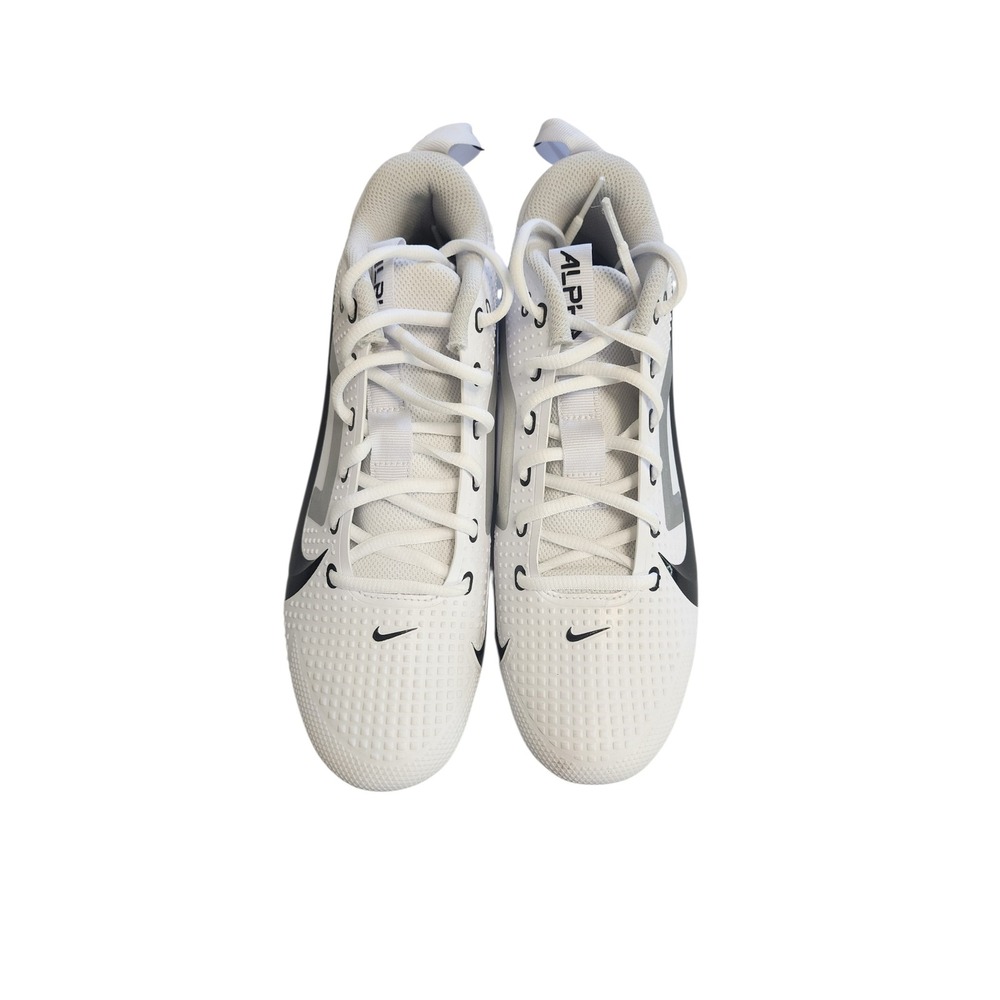 Nike Alpha Menace 4 Football Cleats Mens 9.5 White Like New